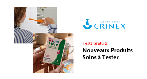 Tests Produits Laboratoires Crinex : Nouveaux Produits soins à Tester