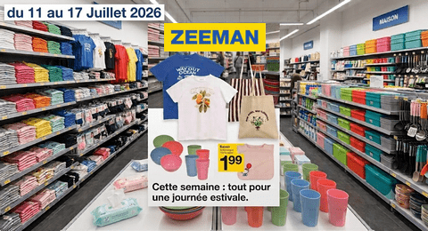 Nouveau Dépliant Zeeman Valable jusqu&rsquo;au 17 Juillet 2026