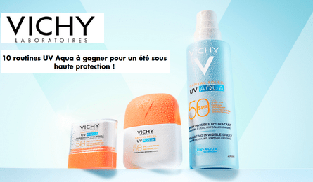 Concours VICHY Laboratoires 10 Routines à UV Aqua à Gagner