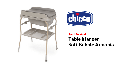 Test Produit Chicco Table à Langer Soft Bubble Armonia