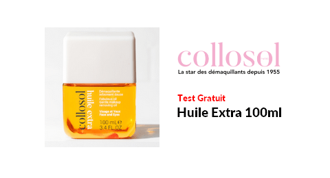 Test Produit Collosol Huile Extra 100ml