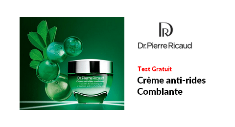 Test Produit Dr.Pierre Ricaud Crème anti-rides comblante