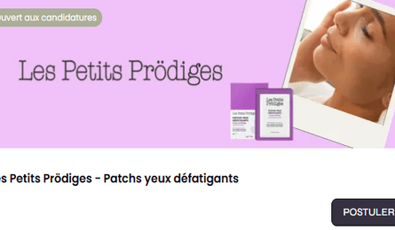 Test Produit Les Petits Prödiges Patchs yeux défatigants