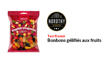 Test Produit Nordthy : Bonbons gélifiés aux fruits