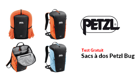 Test Produit Petzl Sacs à Dos Petzl Bug