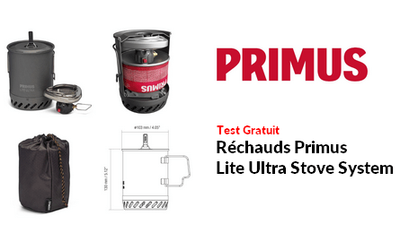 Test Produit Primus Réchauds Primus Lite Ultra Stove System