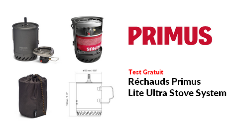 Test Produit Primus : Réchauds Primus Lite Ultra Stove System