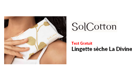 Test Produit SolCotton Lingette Sèche La Divine