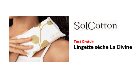 Test Produit SolCotton : Lingette Sèche La Divine
