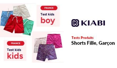 Tests Produits Kiabi Shorts Garçon, Fille