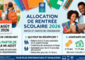 Allocation de Rentrée Scolaire 2026 Infos et Dates de Versement