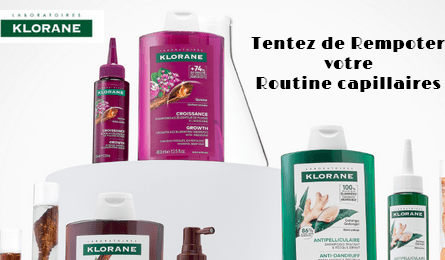 Concours Laboratoires Klorane tentez de remporter votre routines capillaires
