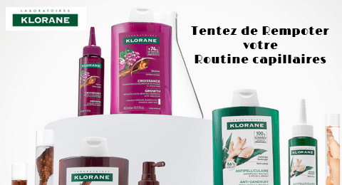 Concours Laboratoires Klorane tentez de remporter votre routines capillaires