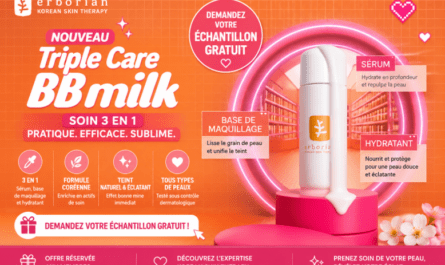 Échantillon Gratuit Erborian Soin 3 en 1 Triple Care BB Milk