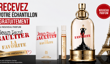 Echantillon Gratuit Nouveau parfum La Favorite de Jean Paul Gaultier