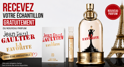 Échantillon Gratuit Nouveau parfum La Favorite de Jean Paul Gaultier