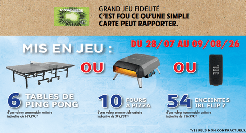 Grand Jeu Gratuit Intermarché Fidélité 70 Lots à Gagner