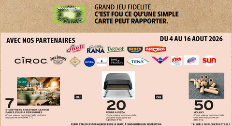 Grand Jeu Gratuit Intermarché Fidélité 77 Lots à Gagner