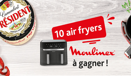 Grand Jeu Président 10 air fryers Dual Easy Fry & Grill Moulinex à Gagner