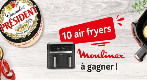 Grand Jeu Président 10 air fryers Dual Easy Fry & Grill Moulinex à Gagner