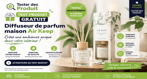 Test Produit Air Keep : Diffuseur de parfum maison