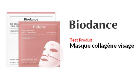 Test Produit Biodance Masque collagène visage