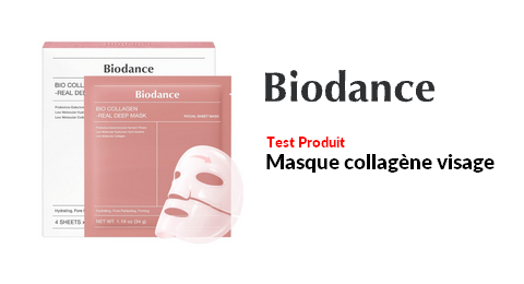 Test Produit Biodance : Masque collagène visage