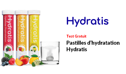 Test Produit Hydratis Pastilles d’hydratation