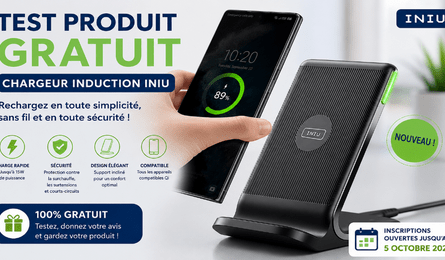 Test Produit INIU Chargeur sans fil Induction
