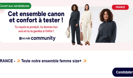 Test Produit Kiabi Ensemble Femme Size+