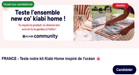 Test Produit Kiabi : Kit Kiabi Home