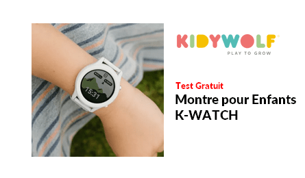 Test Produit Kidywolf Montre pour Enfants K-WATCH