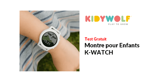 Test Produit Kidywolf : Montre pour Enfants K-WATCH