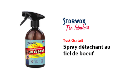 Test Produit Starwax The Fabulous : Spray détachant au fiel de bœuf