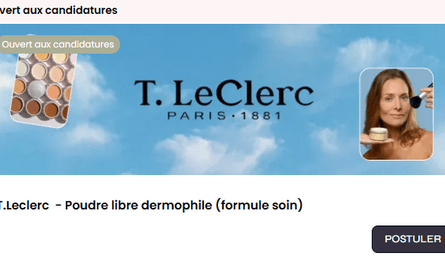 Test Produit T.LeClerc Paris : Poudre libre dermophile (formule soin)