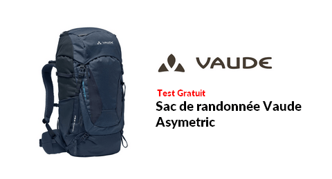 Test Produit Vaude Sac de randonnée Vaude Asymetric