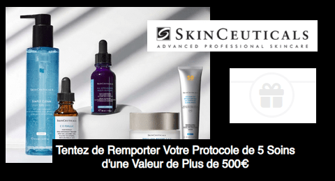 Concours SkinCeuticals Votre Protocole de 5 Soins à Gagner