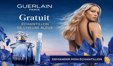 Échantillon Gratuit Nouvelle Eau de Parfum L'heure Bleue de Guerlain Paris