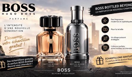 Échantillons Gratuits Parfum Boss Bottled Beyond pour lui ou elle