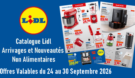Lidl Catalogue Valable du 24 au 30 septembre 2026