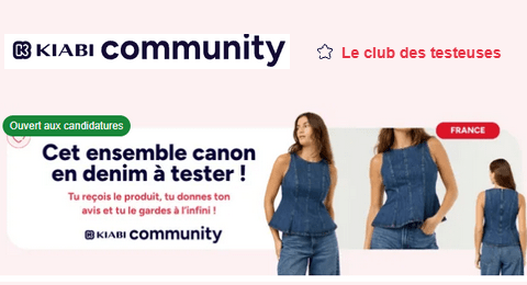 Test Produit Kiabi : Ensemble en jean blouse sans manches et jean barrel taille haute