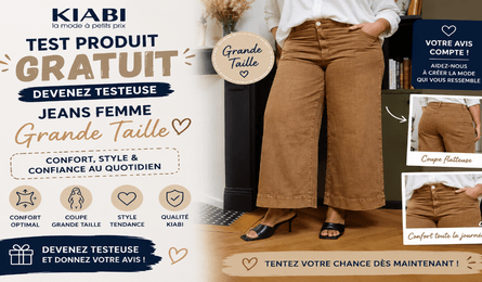 Test Produit Kiabi jeans femme Grande Taille
