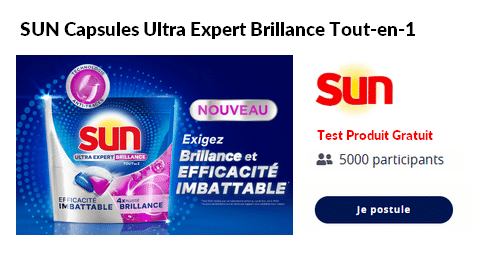 Test Produit SUN Unilever : Capsules Ultra Expert Brillance Tout-en-1