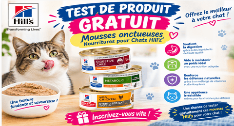 Tests Produits Hill's Mousses Onctueuses Nourritures pour Chats Hill's